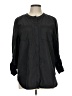 Max Studio Black 3/4 Sleeve Button-Down Shirt Size L - photo 1