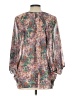 Weston 100% Nylon Gray 3/4 Sleeve Blouse Size L - photo 2