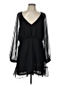 Missguided 100% Polyester Black Cocktail Dress Size 12 - photo 1