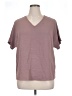 Entro Purple Short Sleeve Top Size XL - photo 1