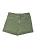 Universal Thread Solid Green Denim Shorts Size 2 - photo 1