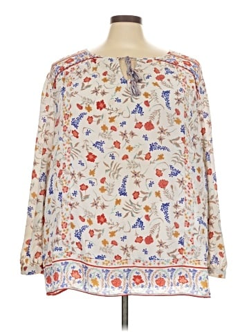 Woman Within Long Sleeve Blouse (view 1)