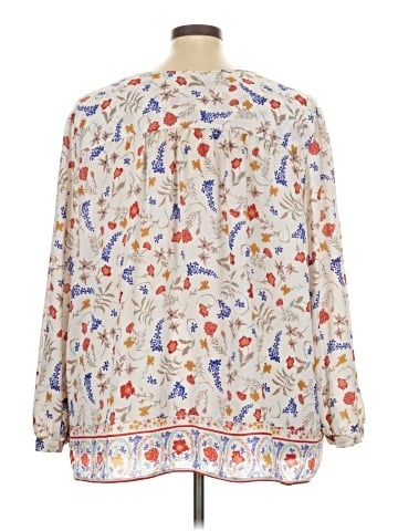 Woman Within Long Sleeve Blouse (view 2)