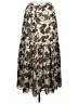 Parker 100% Polyester Tropical Brown Casual Skirt Size 28 waist (estimated) - photo 2