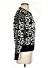 Elie Tahari Paisley Black Pullover Sweater Size 1 - photo 4