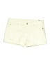 7 For All Mankind Solid Ivory Shorts Size 26 waist - photo 1