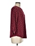 Cure Burgundy 3/4 Sleeve Blouse Size M - photo 4