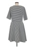Apt. 9 Stripes Black Casual Dress Size L - photo 2