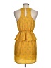 Everly 100% Polyester Yellow Casual Dress Size M - photo 2