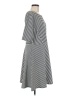 Apt. 9 Stripes Black Casual Dress Size L - photo 4