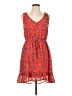 Bebop 100% Polyester Paisley Red Casual Dress Size L - photo 1