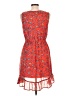 Bebop 100% Polyester Paisley Red Casual Dress Size L - photo 2
