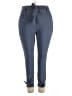 Grace Karin Solid Blue Casual Pants Size XXL - photo 1