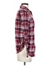 Eden & Olivia 100% Polyester Plaid Burgundy Long Sleeve Blouse Size S - photo 4