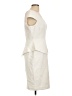 Zara Basic 100% Polyester Ivory Cocktail Dress Size L - photo 4