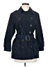 Burberry Brit 100% Polyester Blue Trenchcoat Size 4 - photo 1