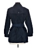 Burberry Brit 100% Polyester Blue Trenchcoat Size 4 - photo 2