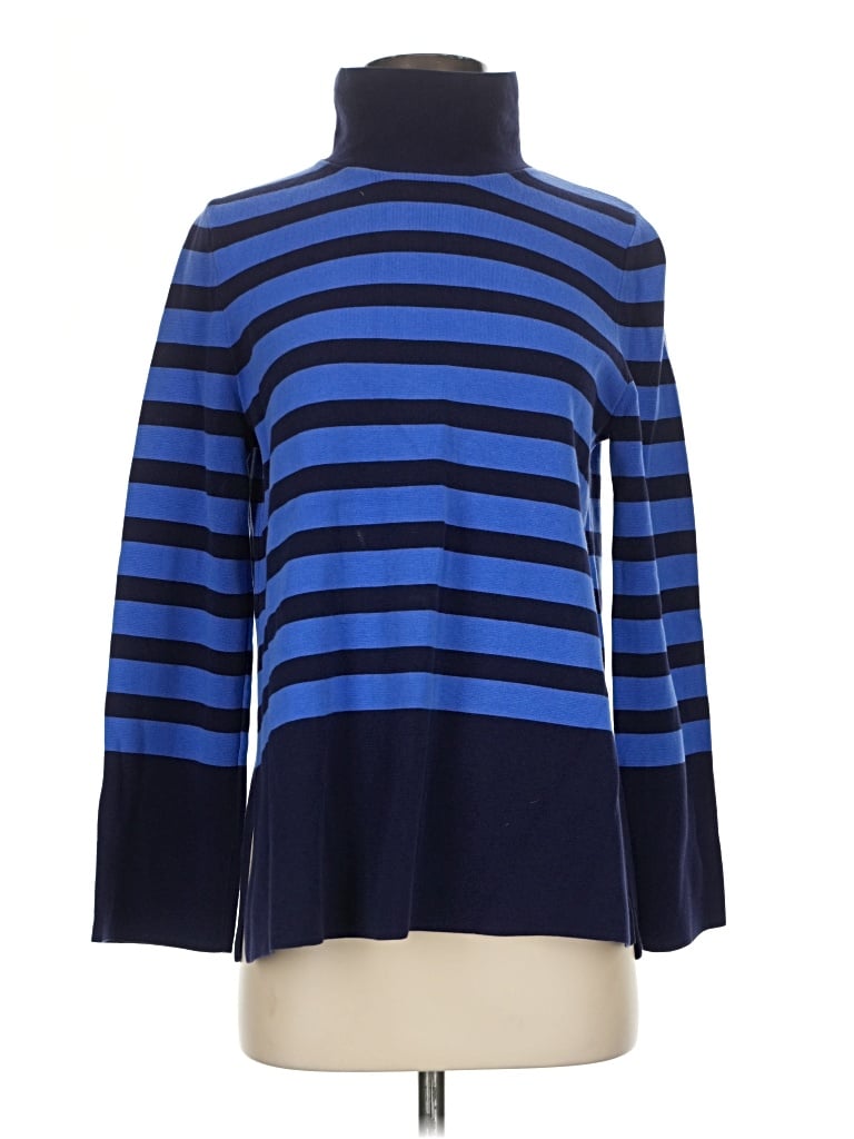 Pre-owned Cos Turtleneck Sweater In Blue