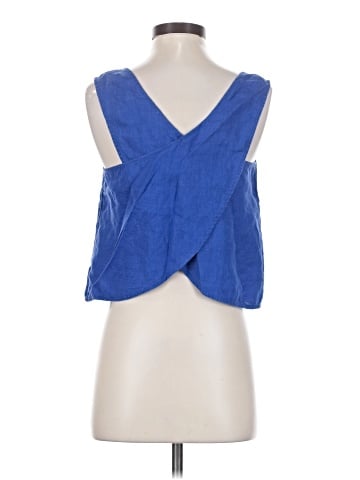 Madewell 100% Linen Cross-Back Sleeveless Top (view 2)