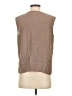 Eileen Fisher Brown Sleeveless Button-Down Shirt Size 1 - photo 2