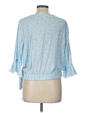 LC Lauren Conrad 3/4 Sleeve Blouse (view 2)