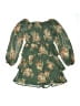 Rare Editions 100% Polyester Floral Green Dress Size 10 - photo 2