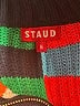 STAUD Color Block Green Pullover Sweater Size M - photo 7