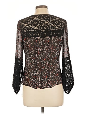 Rebecca Taylor Long Sleeve Silk Top (view 2)