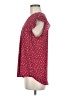 Fun2Fun 100% Polyester Burgundy Short Sleeve Blouse Size M - photo 5