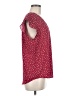 Fun2Fun 100% Polyester Burgundy Short Sleeve Blouse Size M - photo 4