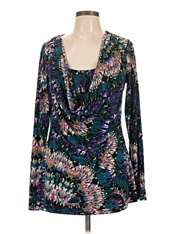 Nicole by Nicole Miller Long Sleeve Blouse (view 1)