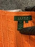 Lauren by Ralph Lauren Solid Orange Silk Pullover Sweater Size L - photo 7