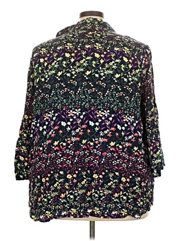 Woman Within 3/4 Sleeve Blouse (view 2)