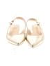 Ninety Metallic Ivory Flats Size 8 - photo 2