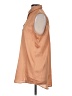 American Apparel 100% Polyester Tan Sleeveless Blouse Size Med - Lg - photo 5