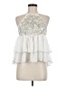 Let Me Be 100% Polyester Ivory Sleeveless Blouse Size M - photo 1