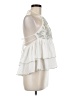 Let Me Be 100% Polyester Ivory Sleeveless Blouse Size M - photo 4
