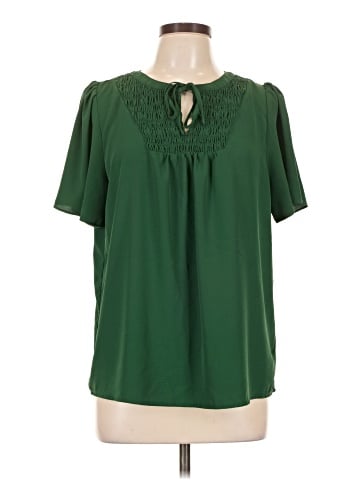 Monday Fun Short Sleeve Blouse (view 1)