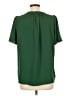 Monday Fun 100% Polyester Green Short Sleeve Blouse Size L - photo 2