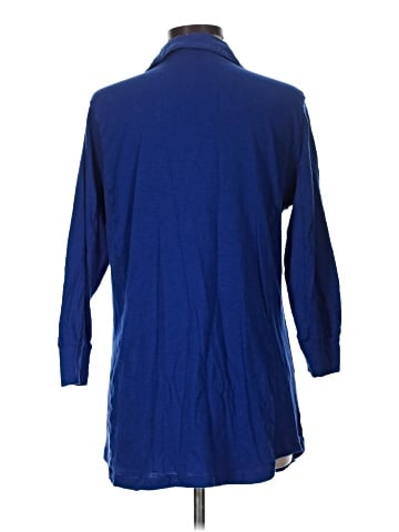 Caribbean Joe 3/4 Sleeve Button-Down Shirt (view 2)