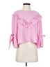 Zara Basic Pink 3/4 Sleeve Blouse Size S - photo 1