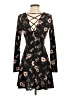 Unbranded Floral Black Casual Dress Size S - photo 2