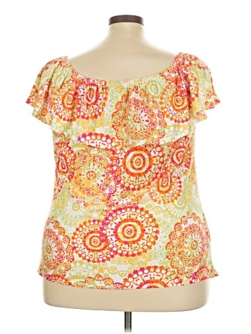 KRISTIN NICOLE Short Sleeve Blouse (view 2)