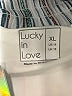 Lucky in Love Stripes White Skort Size XL - photo 3