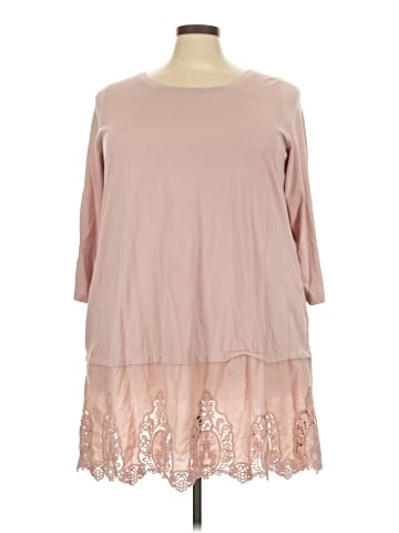 LOGO by Lori Goldstein Casual Dress (view 1)