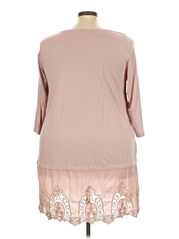 LOGO by Lori Goldstein Casual Dress (view 2)
