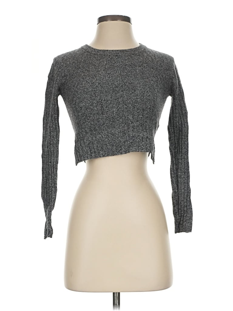 Pre-owned Babaton Pullover Sweater In Gray