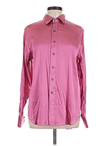 Robert Graham Long Sleeve Silk Top (view 1)