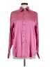 Robert Graham Solid Pink Long Sleeve Silk Top Size L - photo 1
