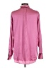 Robert Graham Solid Pink Long Sleeve Silk Top Size L - photo 2